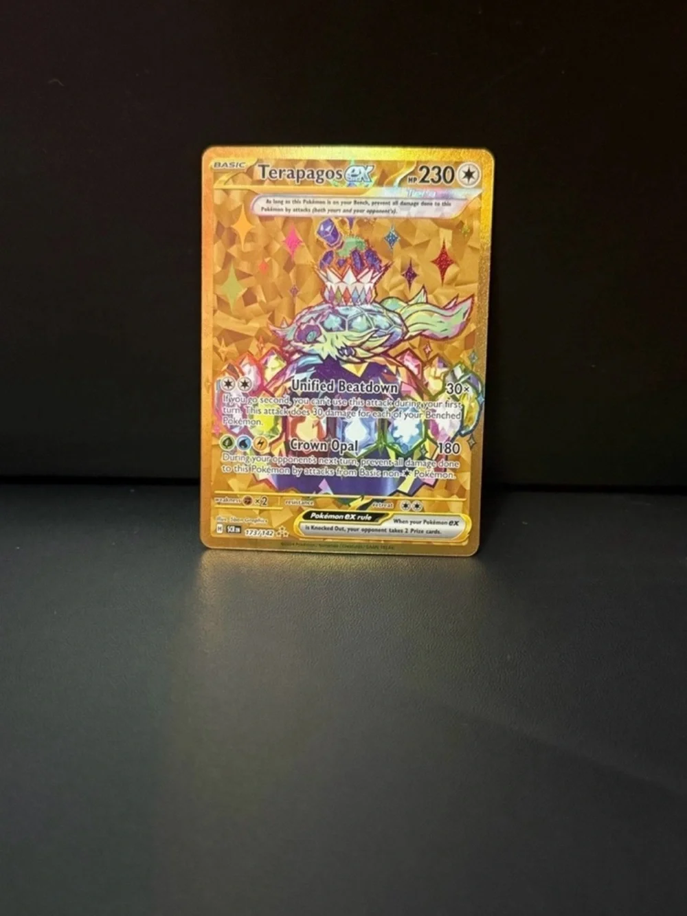 Terapagos ex 173/142 Stellar Crown - Holo Hyper Rare - Pokémon TCG - NM